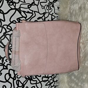 New Chic Pink Women's Convertible Backpack